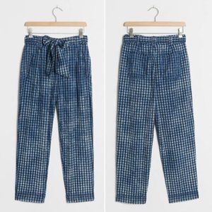 Anthropologie Maeve Avryl Bleached Slim Pants